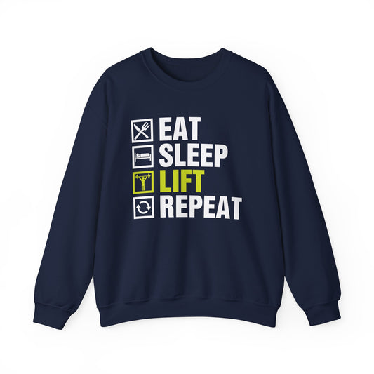 Unisex Heavy Blend™ Crewneck Sweatshirt - Eat Sleep Lift