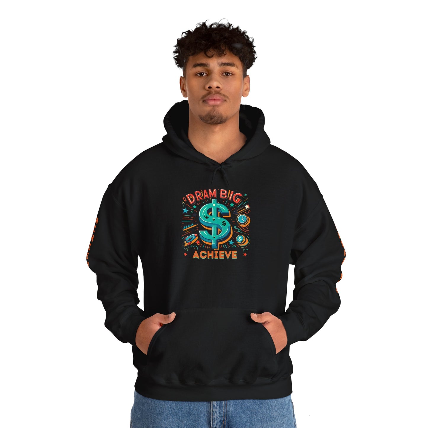 Dream Big Achieve - Unisex Heavy Blend™ Hooded Sweatshirt