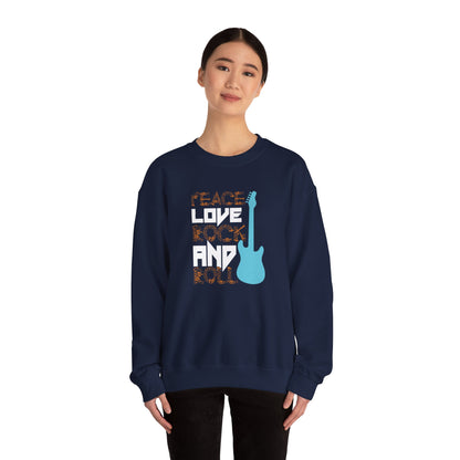 Peace Love - Unisex Heavy Blend™ Crewneck Sweatshirt