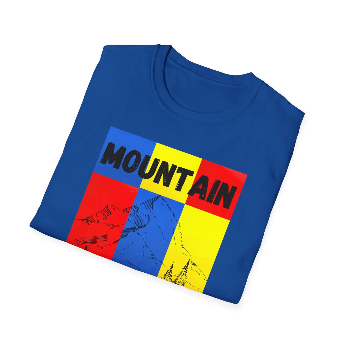 Colorful Mountain Adventure Softstyle T-Shirt