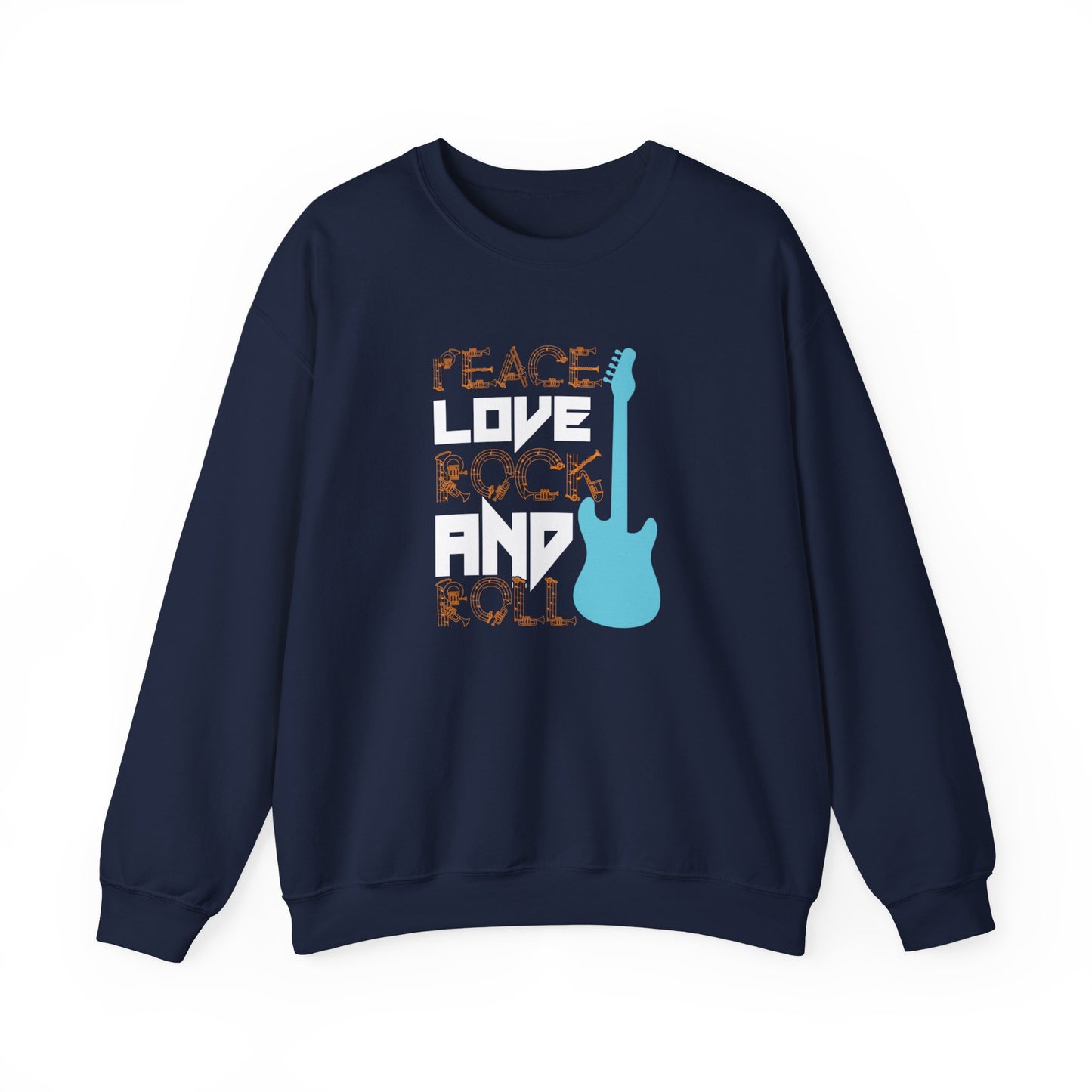 Peace Love - Unisex Heavy Blend™ Crewneck Sweatshirt