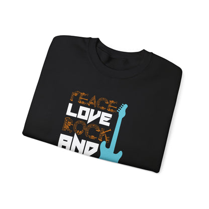 Peace Love - Unisex Heavy Blend™ Crewneck Sweatshirt