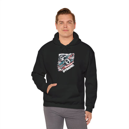 Dynamic Sports Motion Hoodie - Unisex Heavy Blend™ Hooded Sweatshirt