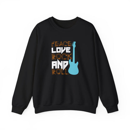 Peace Love - Unisex Heavy Blend™ Crewneck Sweatshirt