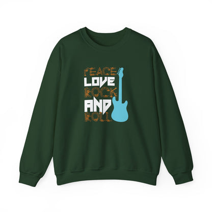 Peace Love - Unisex Heavy Blend™ Crewneck Sweatshirt