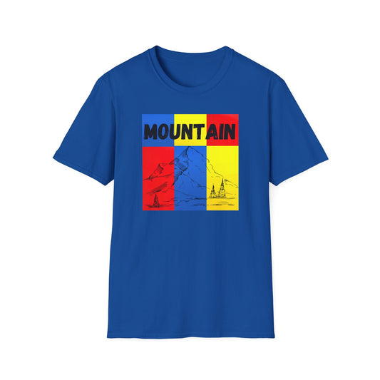 Colorful Mountain Adventure Softstyle T-Shirt